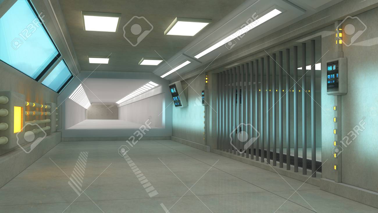 近未来刑務所の写真素材・画像素材 Image 48422082