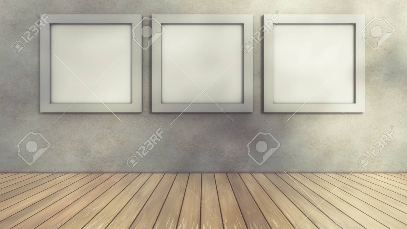 room floor and frames ロイヤリティーフリーフォト ピクチャー 画像