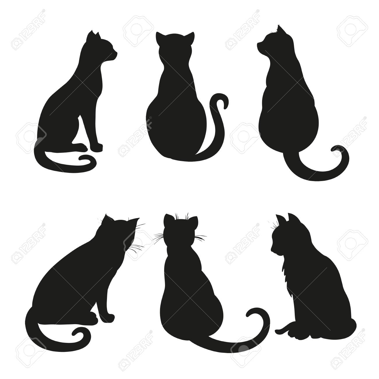 Chats Silhouette Chats Dessines A La Main Sur Fond D Isolement Illustration En Noir Et Blanc A Colorier Doodles Pour Les Icones Clip Art Libres De Droits Vecteurs Et Illustration Image Chats Silhouette Chats Dessines A La Main Sur Fond D Isolement Illustration En Noir Et Blanc A Colorier Doodles Pour Les Icones Clip Art Libres De Droits Vecteurs Et Illustration Image