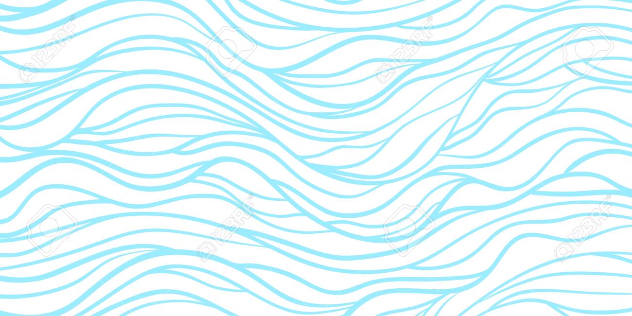 Monochrome Wave Pattern Colorful Wavy Background Hand Drawn Royalty Free Cliparts Vectors And Stock Illustration Image 123966623