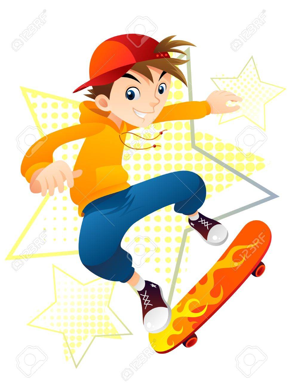 Skater Boy Royalty Free SVG, Cliparts, Vectors, and Stock Illustration.  Image 12049778., image size:975x1300