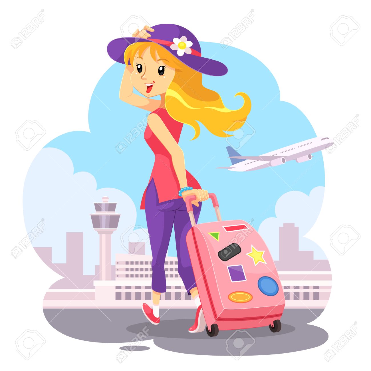Clip Art Fashion Bag Fashion Travel Travel Girl Pink Car Maps Rome Wanderlust Girl Travel Clipart Sunglasses Vintage Car