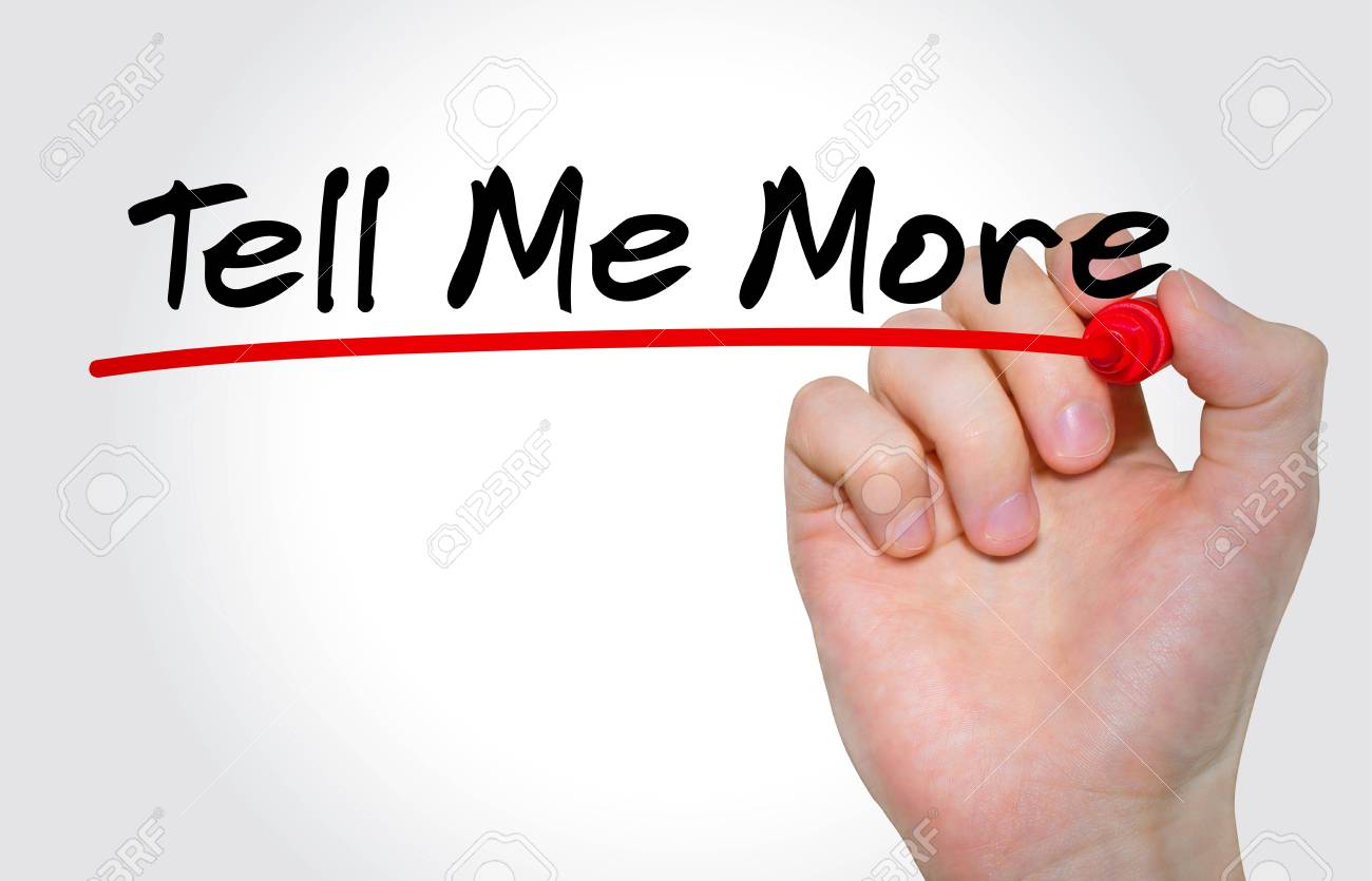 手書く碑文がマーカーで もっと教えてコンセプト の写真素材 画像素材 Image