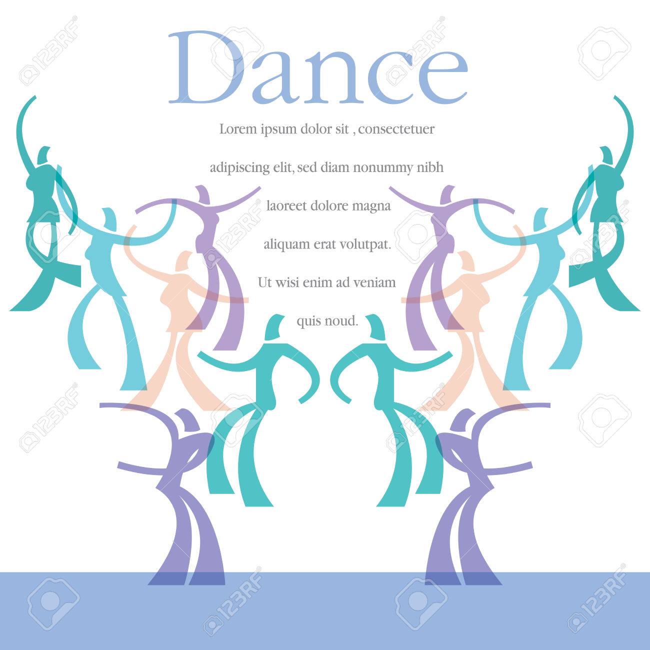 a template for a dance class flyer or cd cover royalty free cliparts dance class flyer