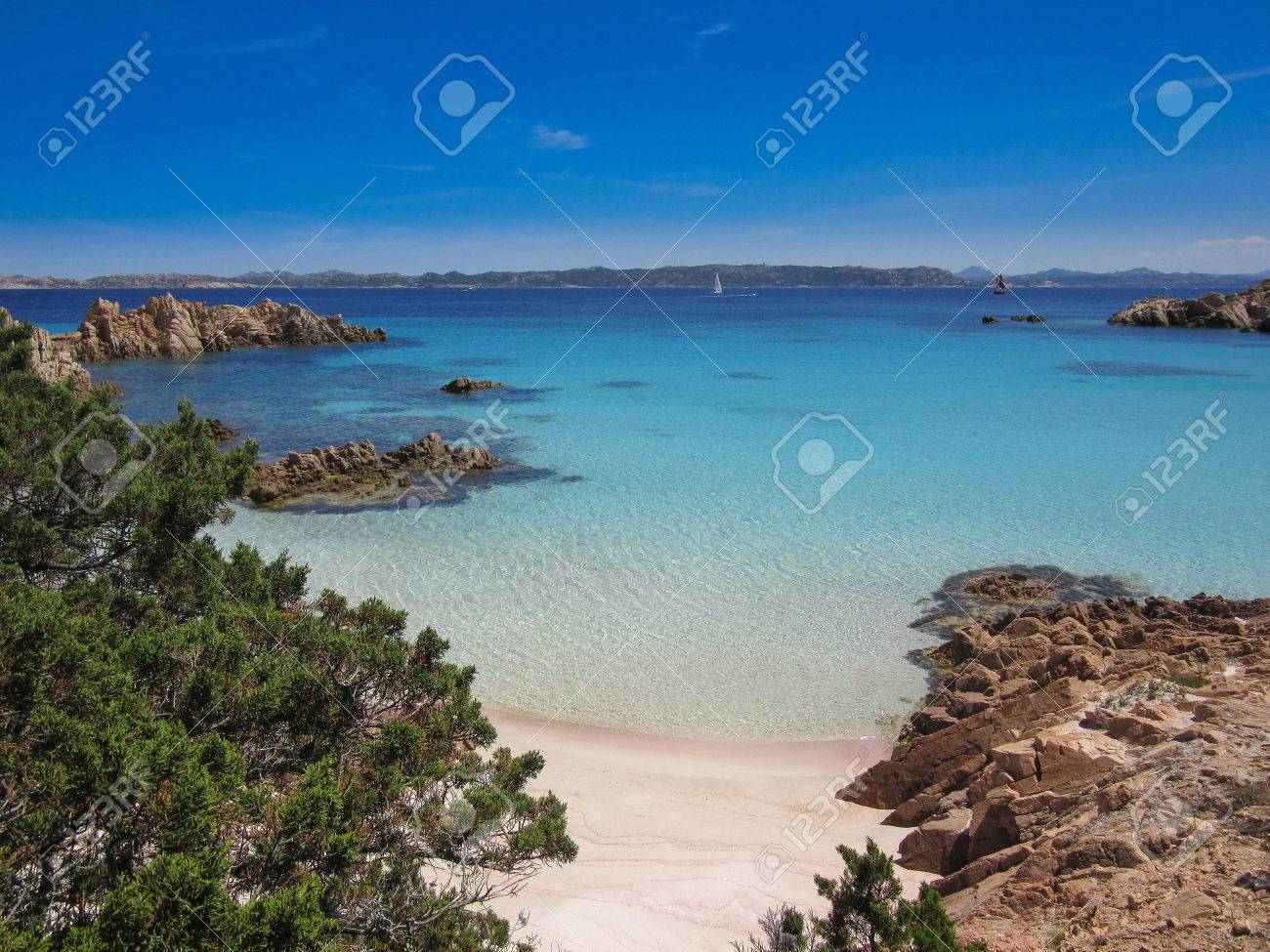 Spiaggia Rosa Pink Beach Is A Beach On Budelli Island In Sardinia