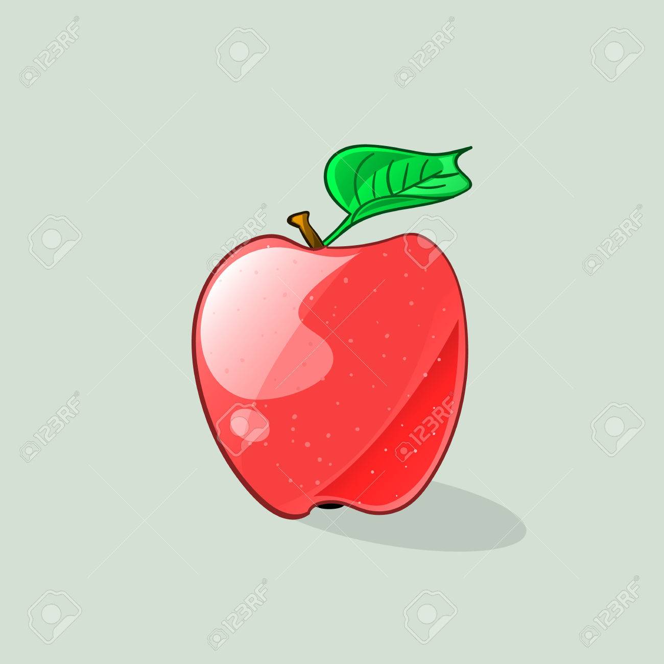 Manzana Roja Jugosa Y Madura. Ilustración De Vector De Estilo De Dibujos Animados Ilustraciones Svg, Vectoriales, Clip Art Vectorizado Libre De Derechos. Image 60509159. Manzana Roja Jugosa Y Madura. Ilustración De Vector De Estilo De Dibujos Animados Ilustraciones Svg, Vectoriales, Clip Art Vectorizado Libre De Derechos. Image 60509159.