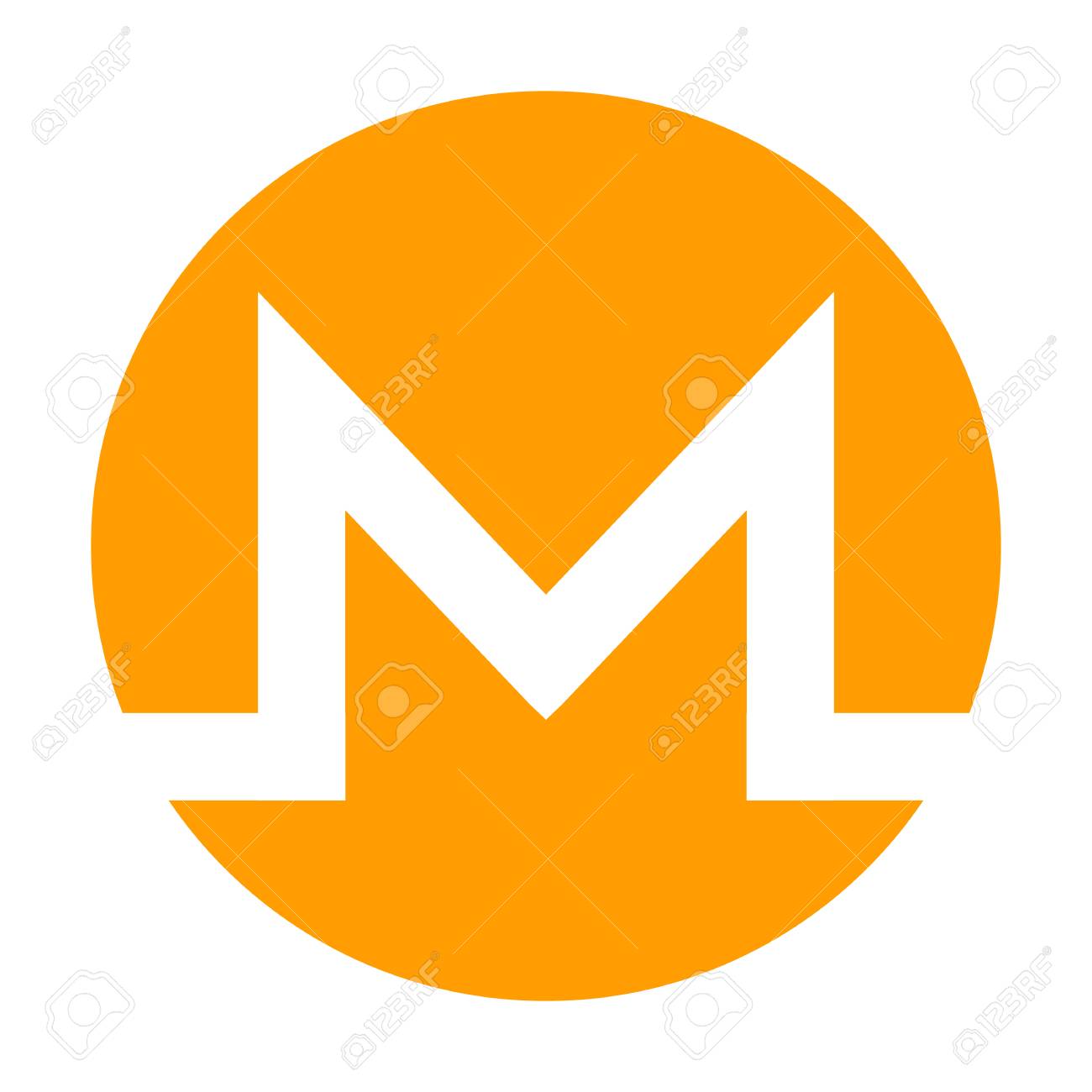 Monero Icon For Internet Money. Crypto Currency Symbol For Using In Web  Projects Or Mobile Applications. Blockchain Based Secure Cryptocurrency.  Isolated Vector Sign. Royalty Free SVG, Cliparts, Vectors, and Stock  Illustration. Image