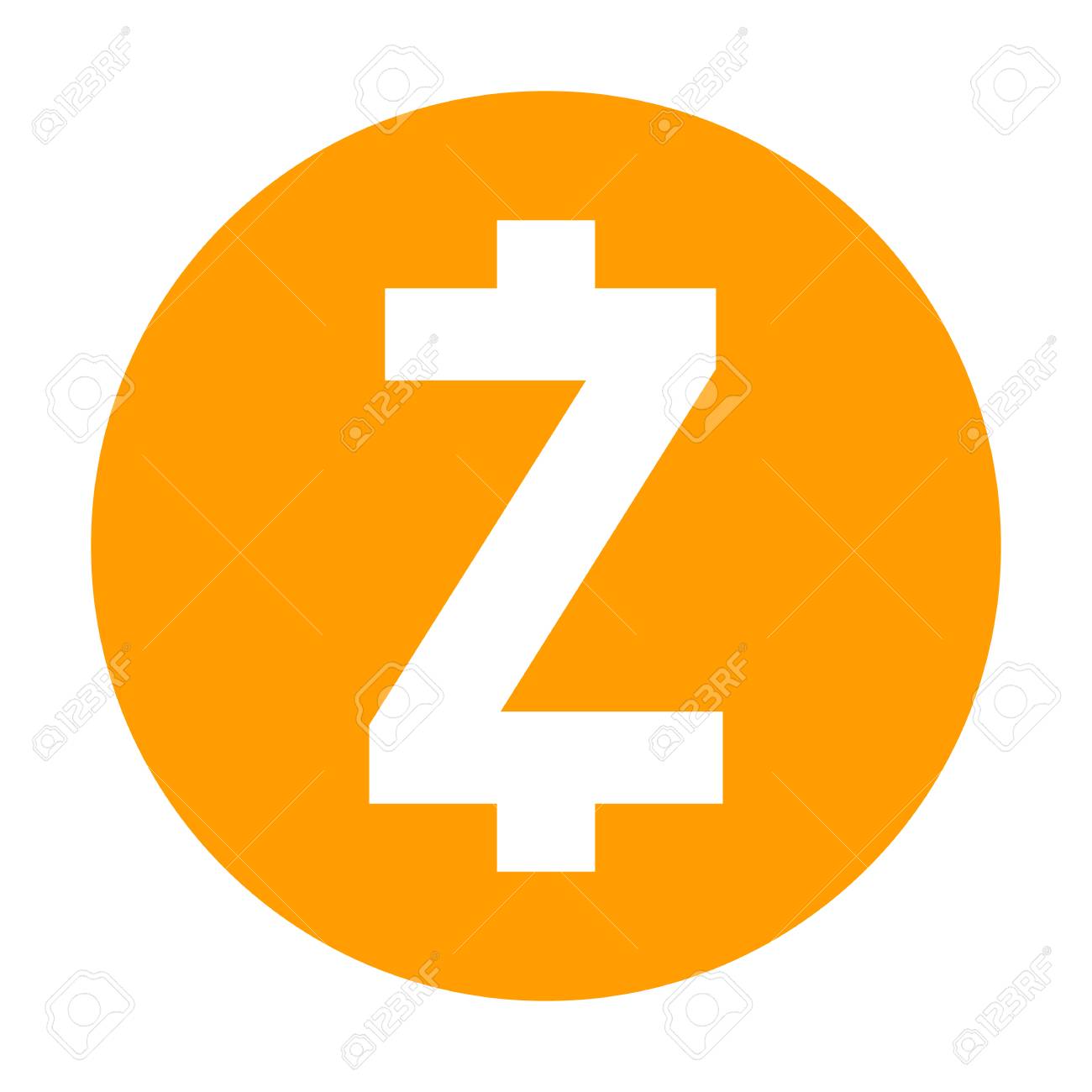 Zcash Icon For Internet Money. Crypto Currency Symbol For Using In Web  Projects Or Mobile Applications. Blockchain Based Secure Cryptocurrency.  Isolated Vector Sign. Royalty Free SVG, Cliparts, Vectors, and Stock  Illustration. Image