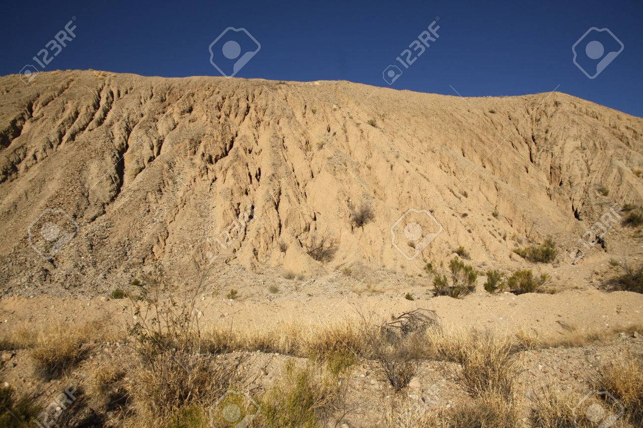 slag heap from copper mine works green valley arizona usa stock mine works