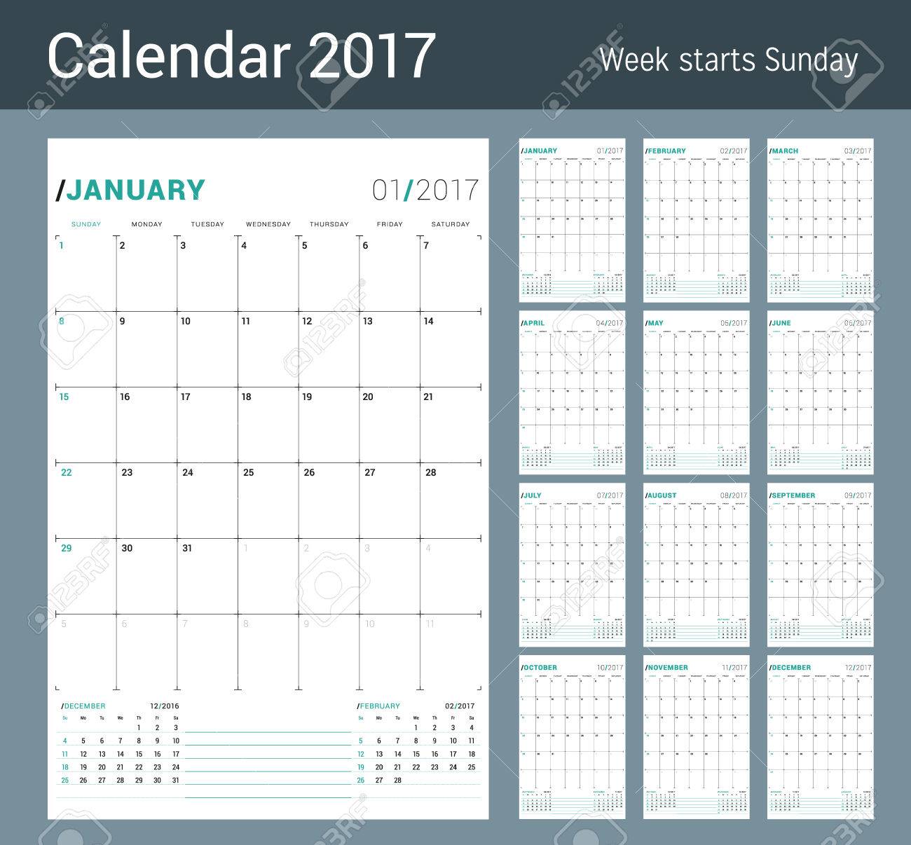 3 year monthly calendar
