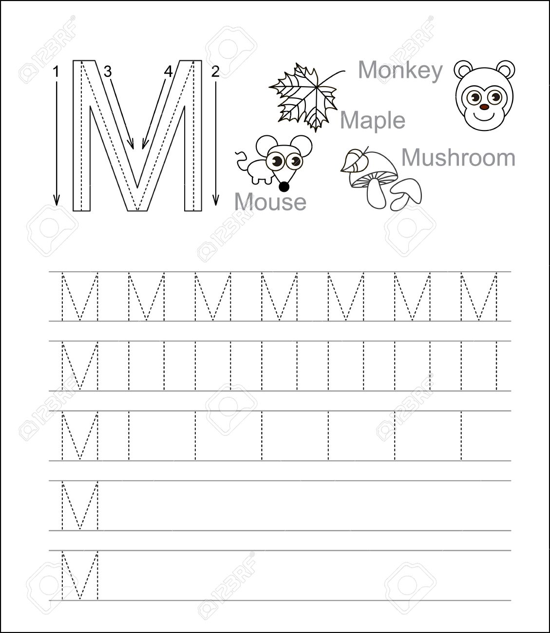 Free Worksheet Handwriting Tracing Worksheets cursive handwriting tracing worksheets letter p for pencil trace vector exercise illustrated alphabet learn worksheet m page to be colored