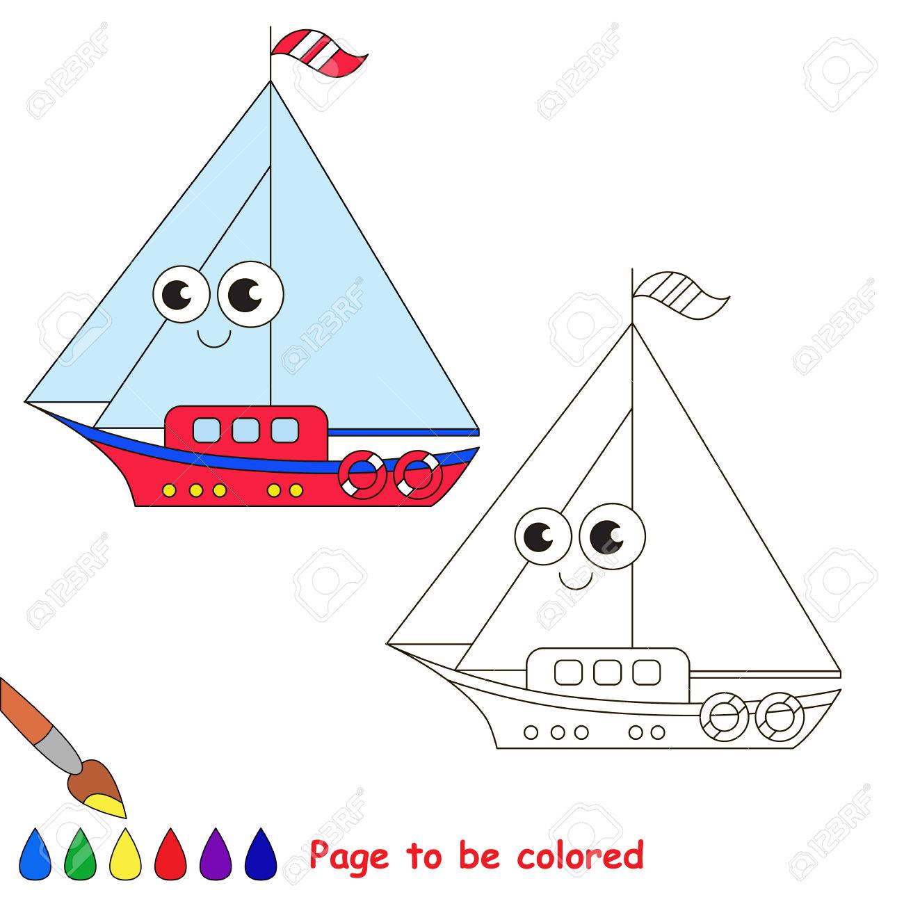 bateau a colorer livre colorier pour eduquer les enfants apprenez couleurs jeu educatif visuel facile d enfant et de l education primaire niveau simple difficulte coloriage clip art libres droits coloriages histoires contes jack le haricot