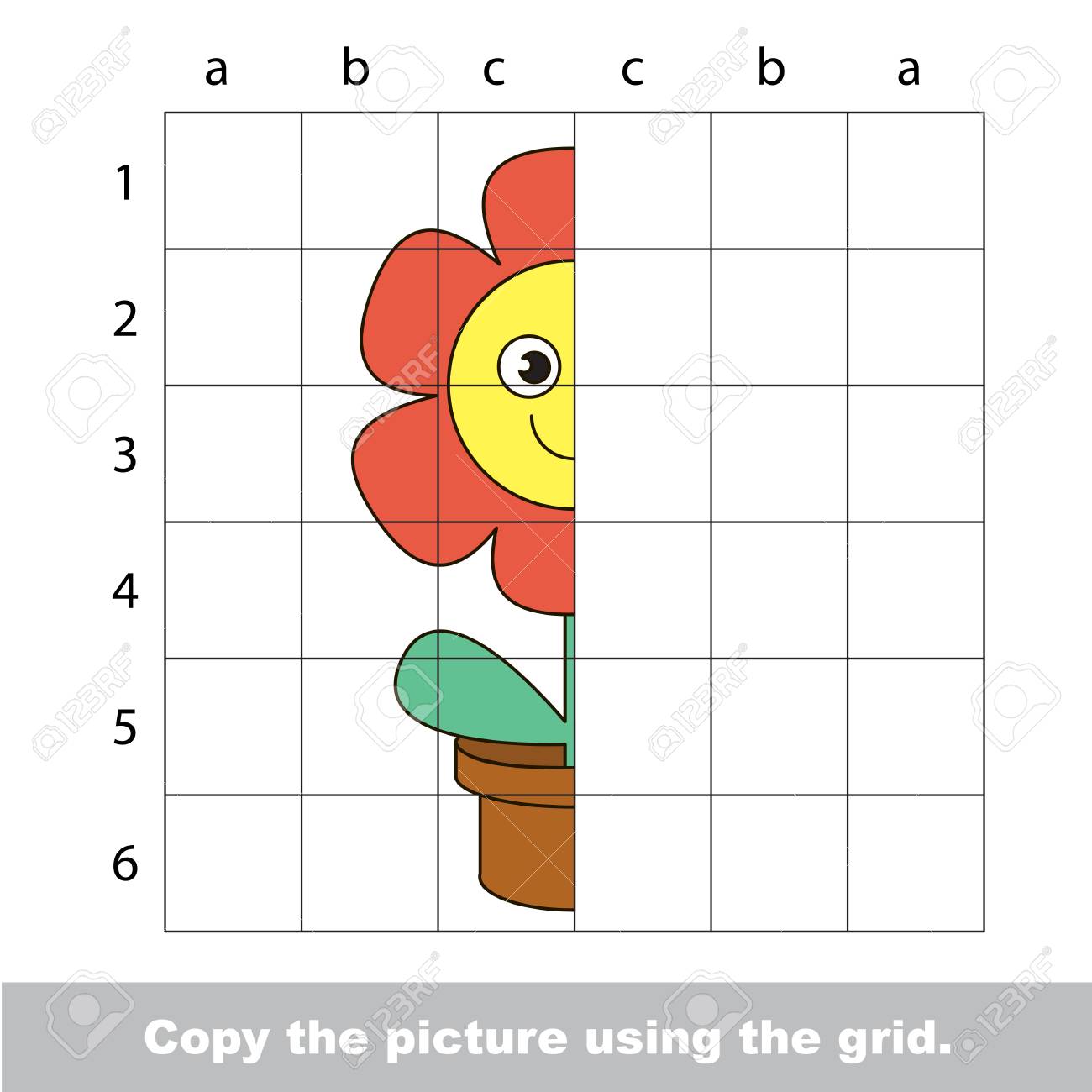 vector kid educational game