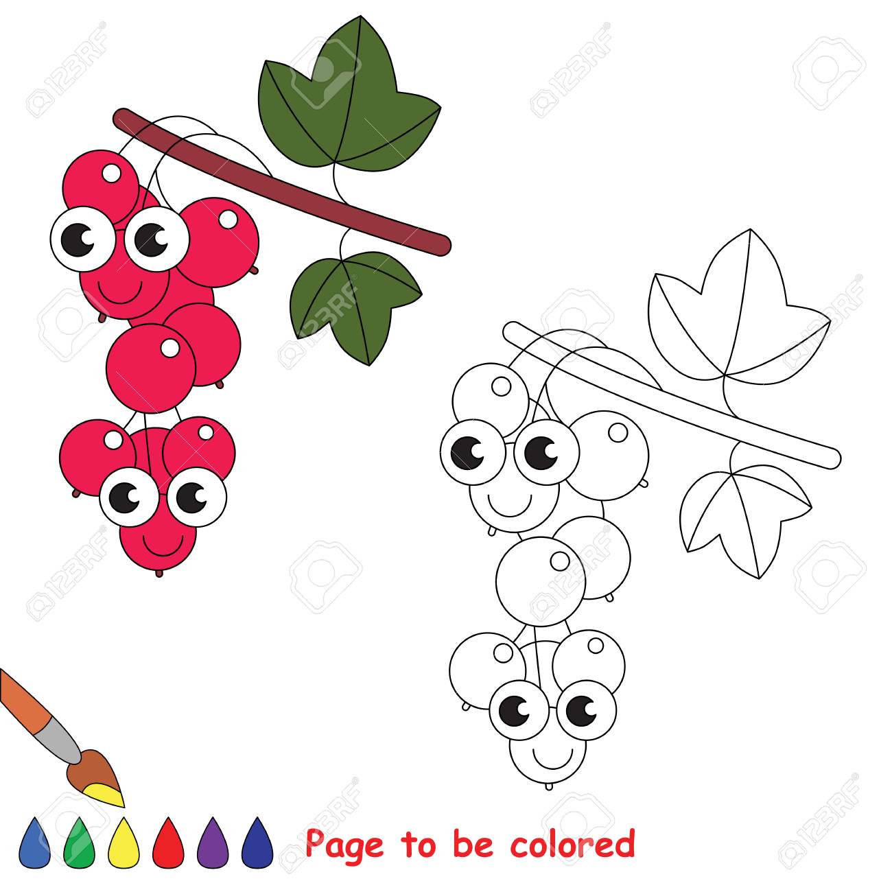 Malvorlage Johannisbeere Coloring and Malvorlagan Malvorlage Johannisbeere Coloring and Malvorlagan