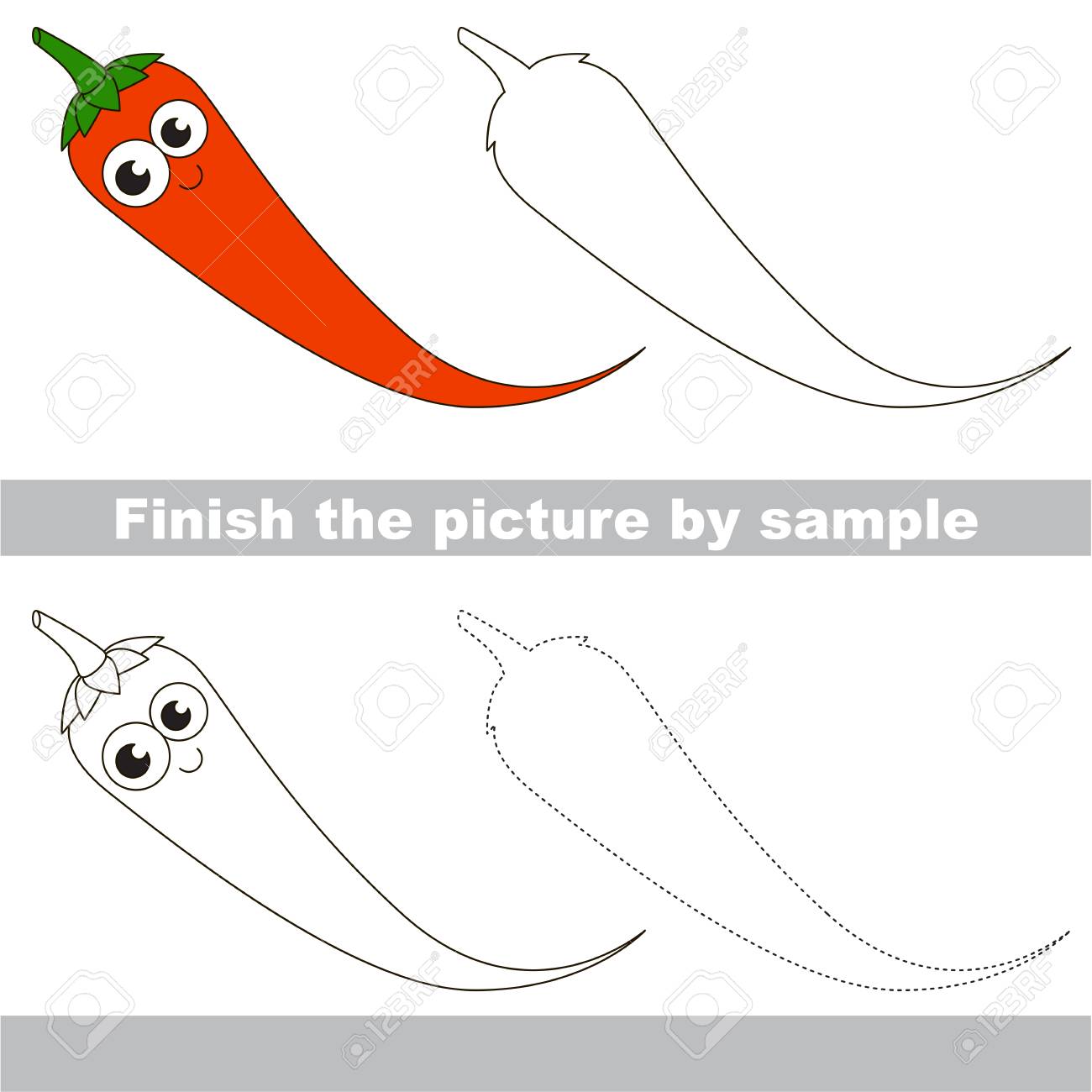 Drawing Worksheet For Preschool Kids With Easy Gaming Level Of