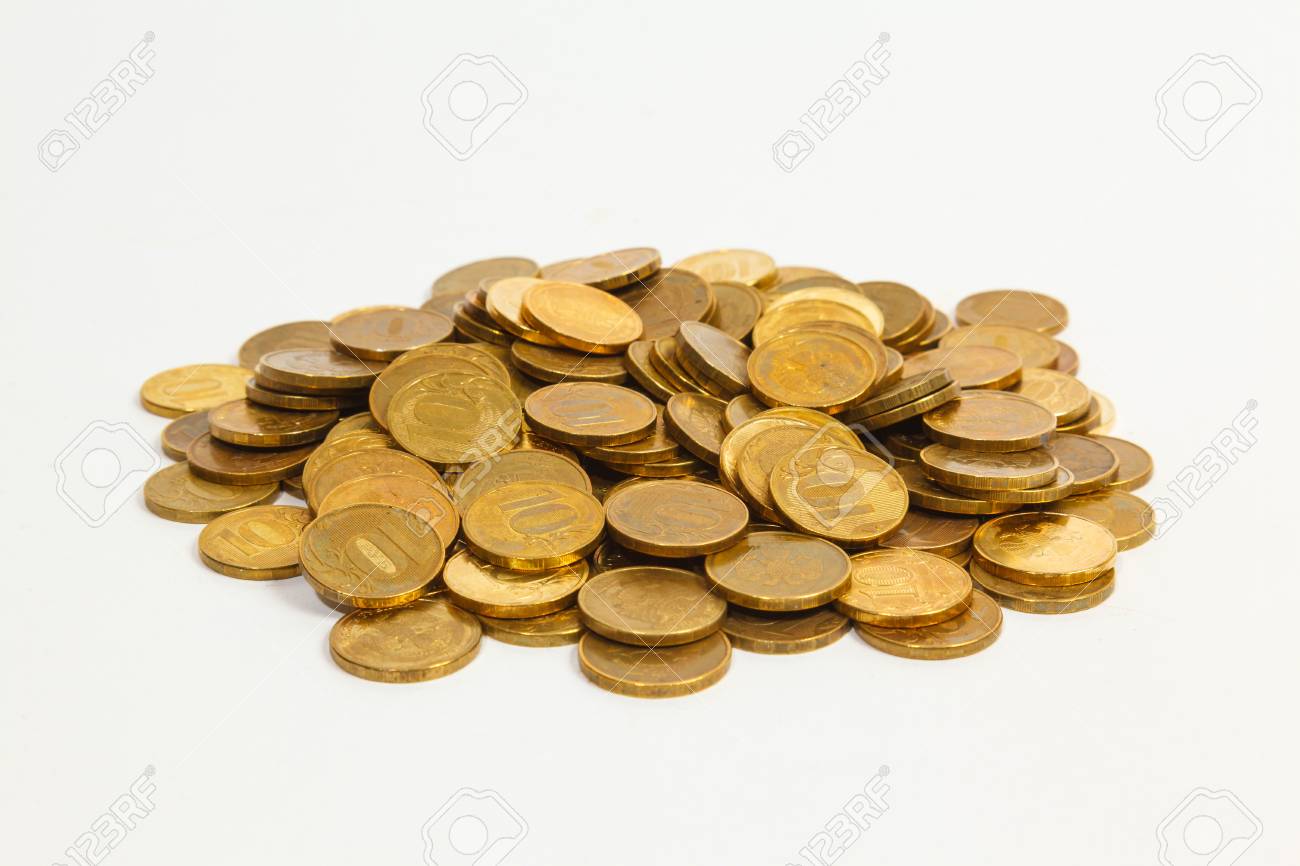 黄金のコインがたくさんの写真素材・画像素材 Image 14561829