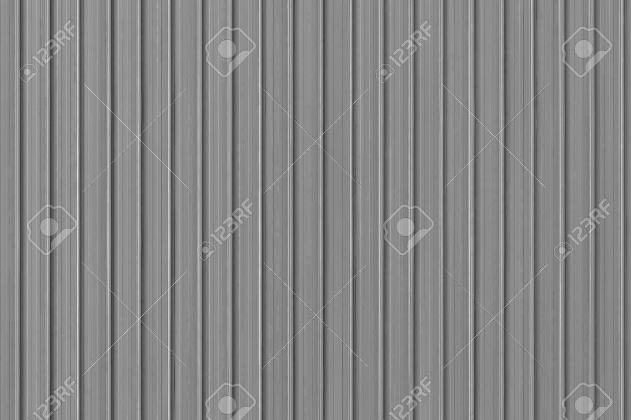 Striped Gray Metal Surface Texture Of Grey Ribbed Metallic Cladding Stock Photo Picture And Royalty Free Image Image