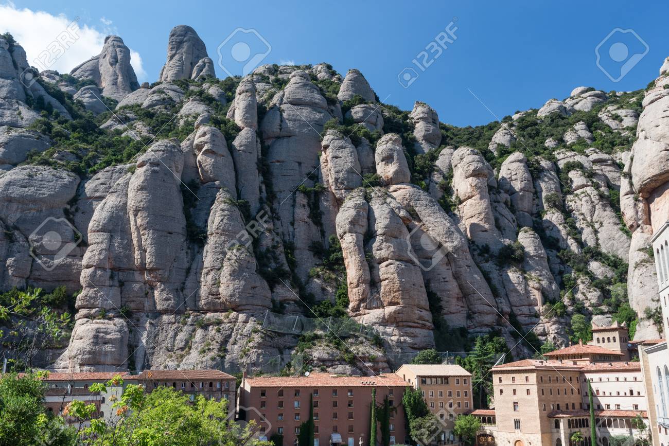 montserrat spain panoramic view