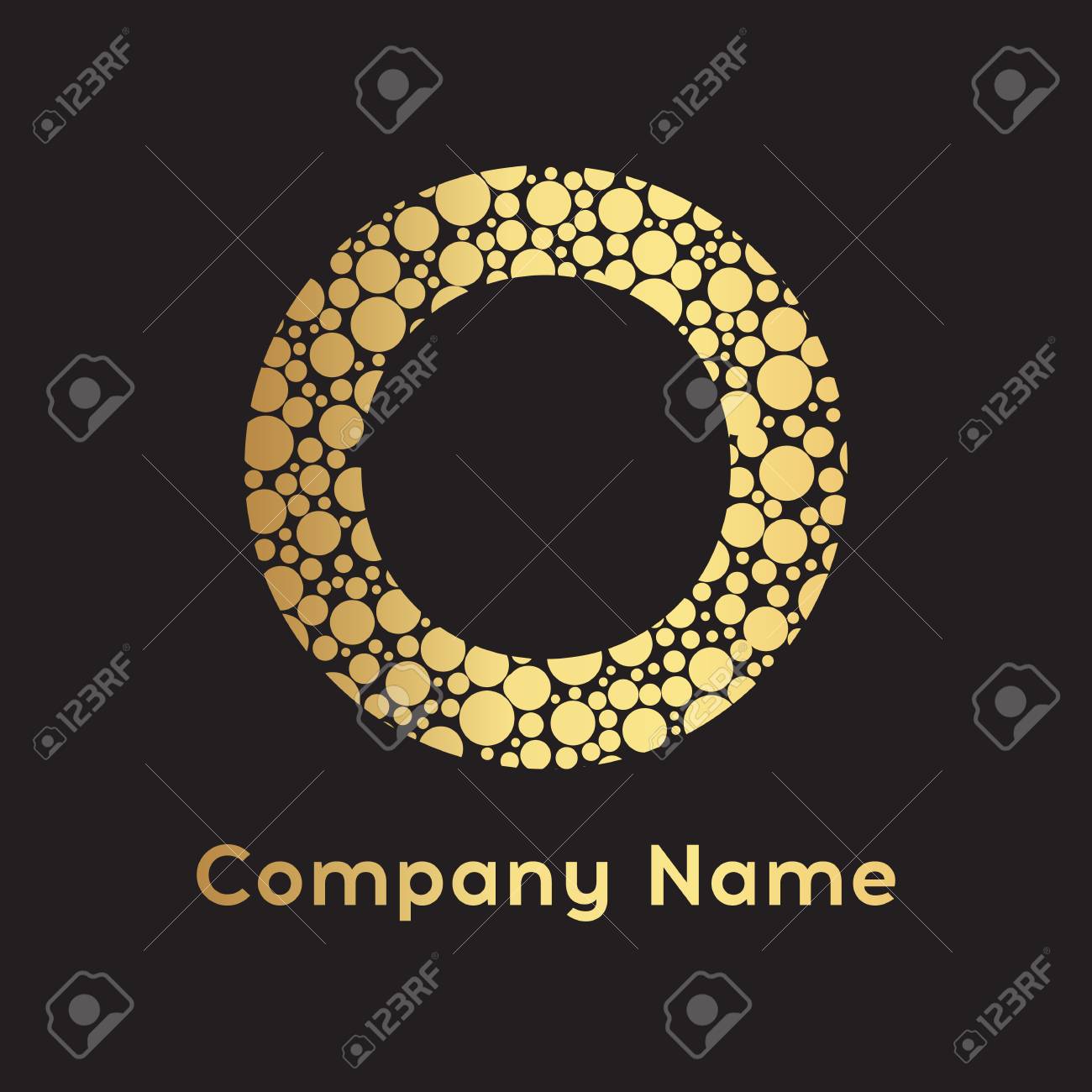 文字 O 泡ベクトル 金バブル デザインのベクター イラスト です 文字アプリケーションや企業のアイデンティティのベクトルのデザインのテンプレートの要素です のイラスト素材 ベクタ Image
