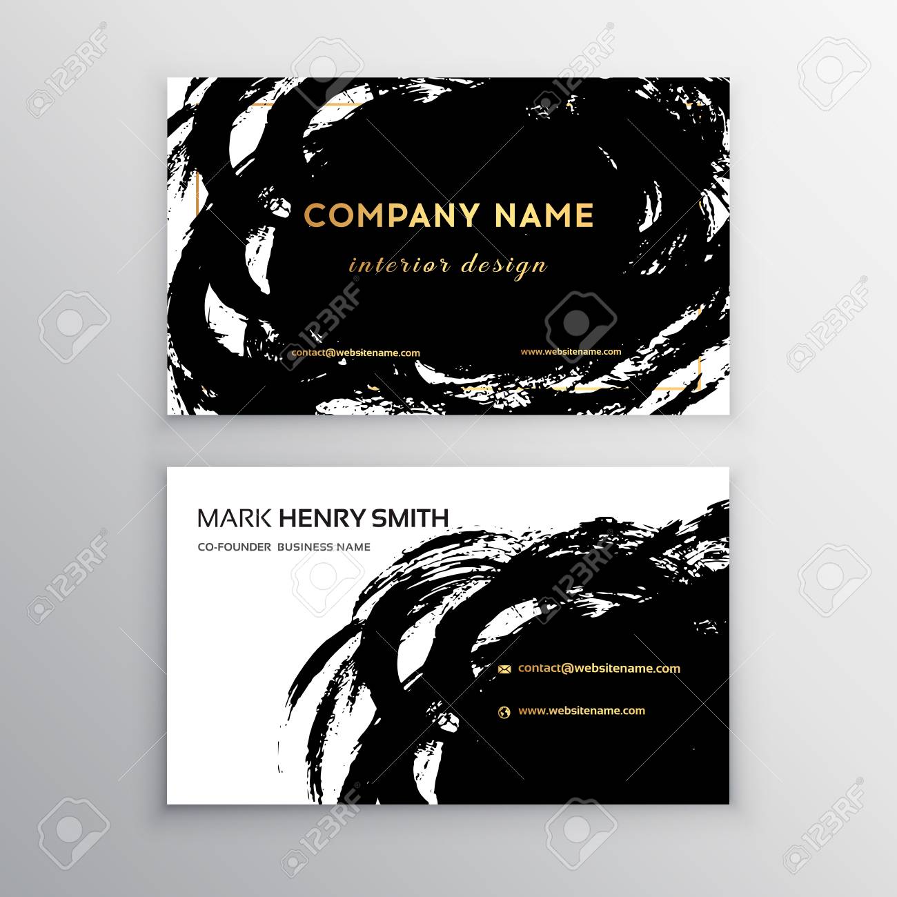 vector business card luxury business card design vector modern