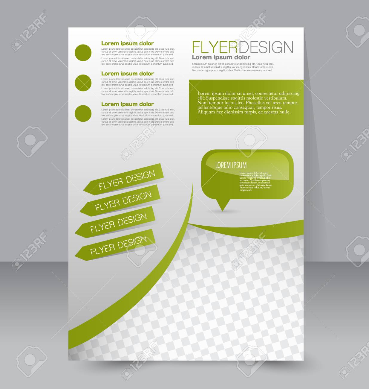 flyer template business brochure editable a4 poster for design
