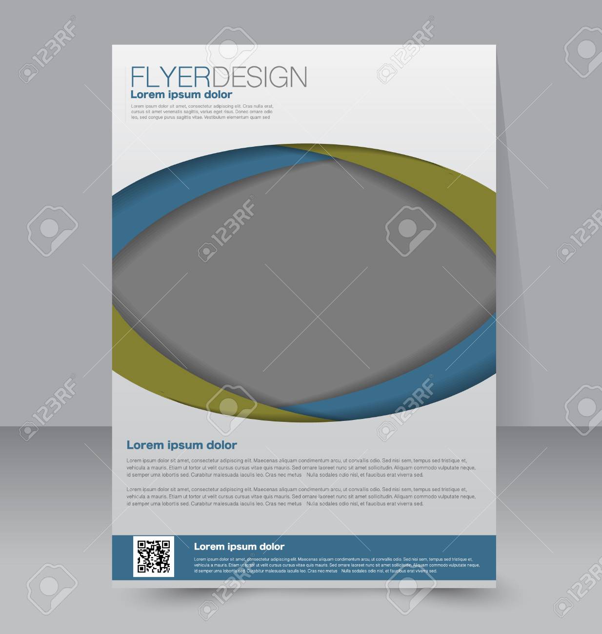 flyer template business brochure editable a4 poster for design