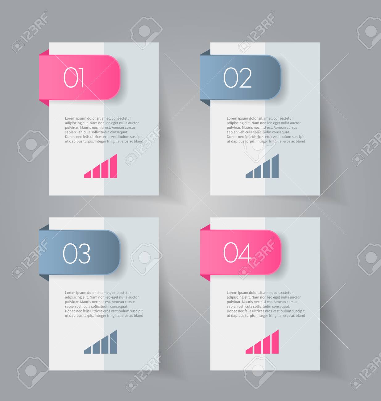 business infographics tabs template for presentation education presentation education