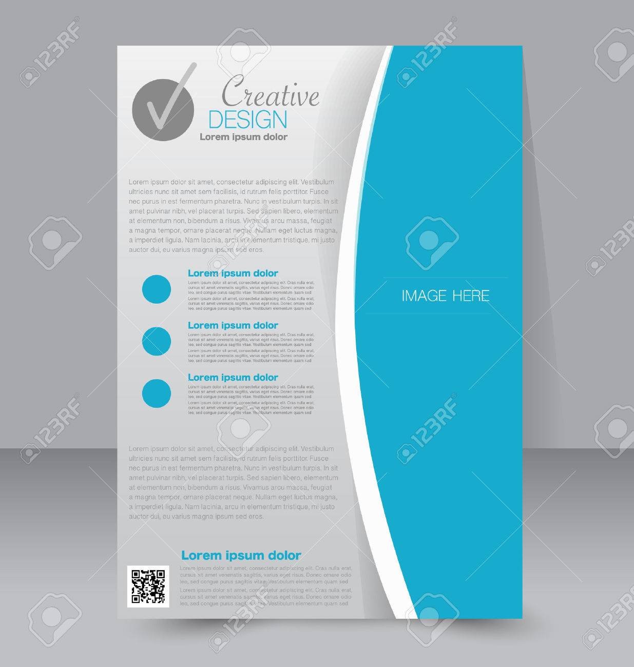 flyer template business brochure editable a4 poster for design