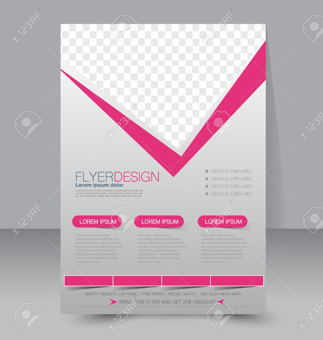 flyer template business brochure editable a4 poster for design