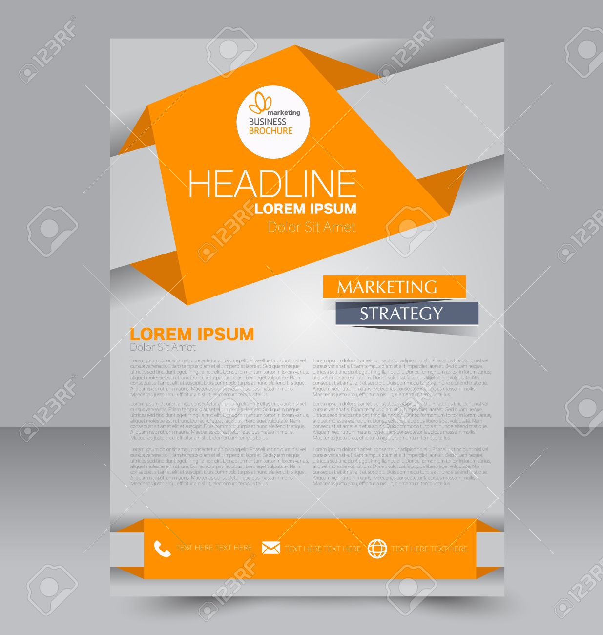 abstract flyer design background brochure template can be used abstract flyer tutorials