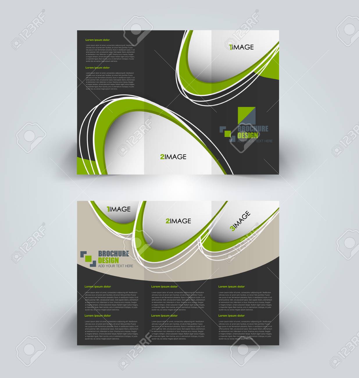 brochure template business trifold flyer creative design trend trifold flyer