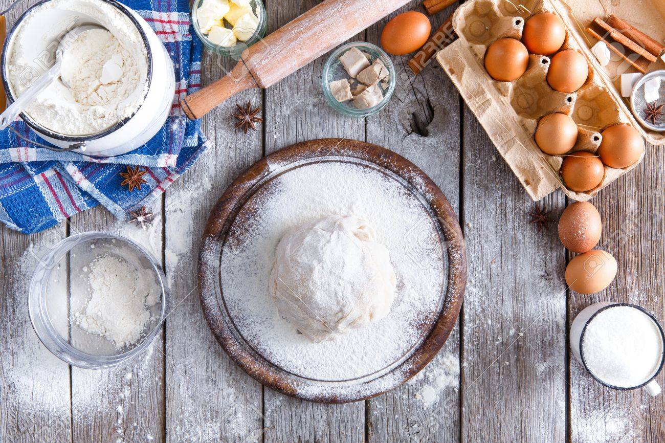 sweet yeast dough top
