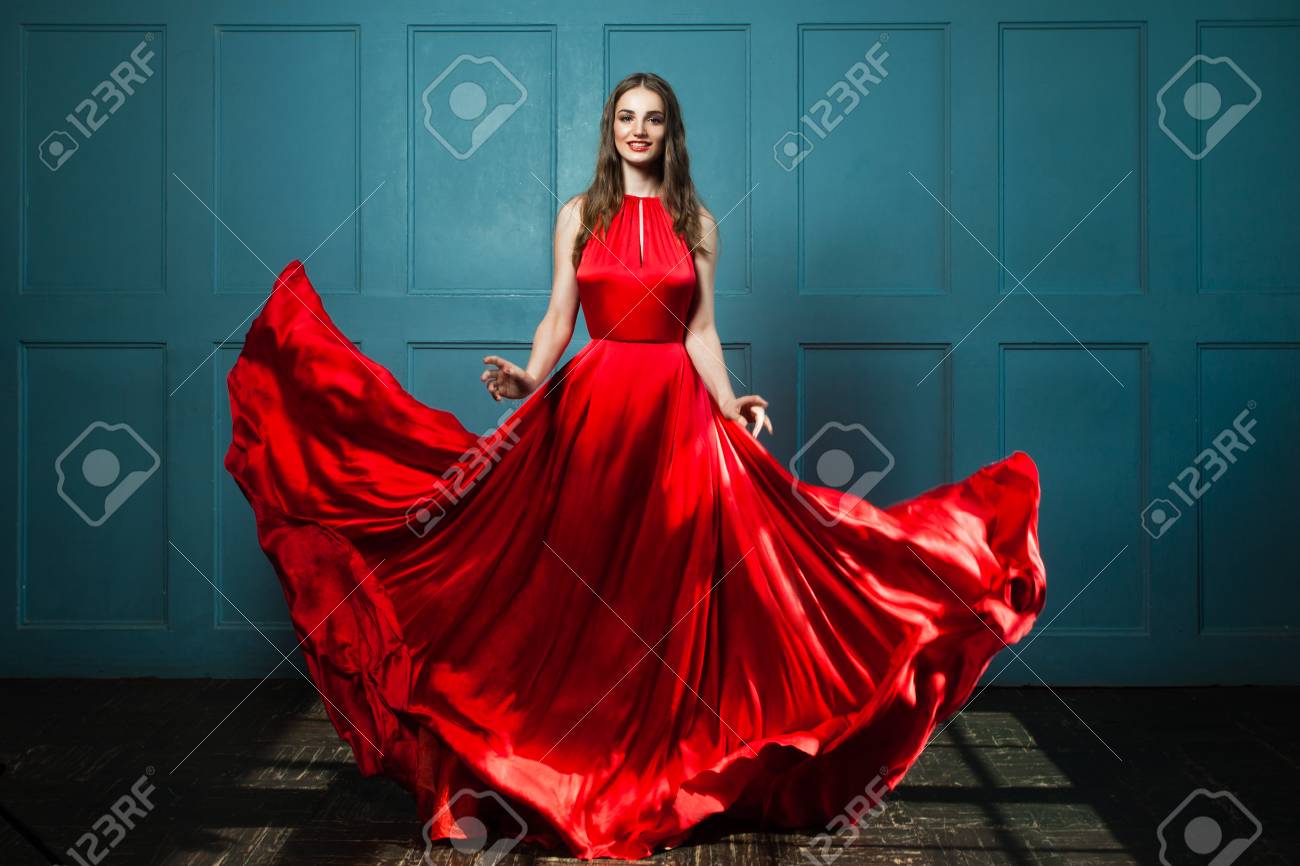 robe glamour rouge