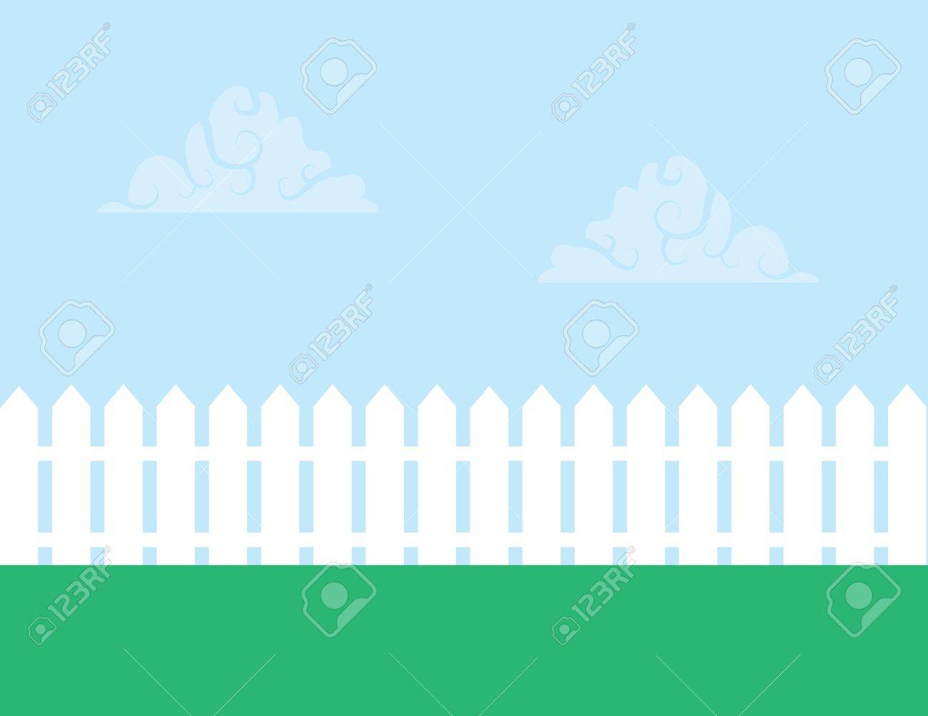 Picket Fence Vector Picket Fence Vector