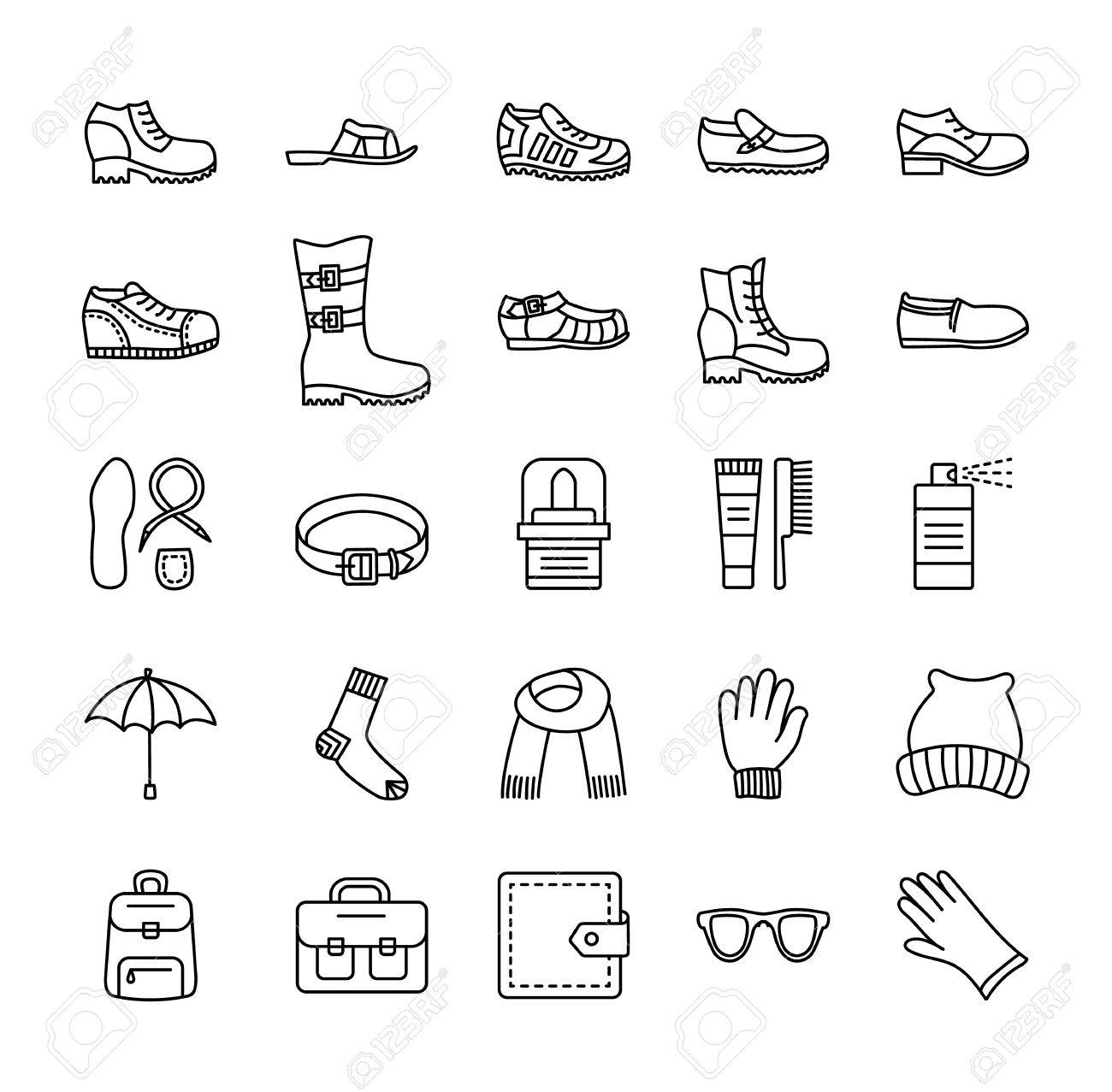 Vektor Skizze Illustration Herrenschuhe Vektor Skizze Illustration Herrenschuhe