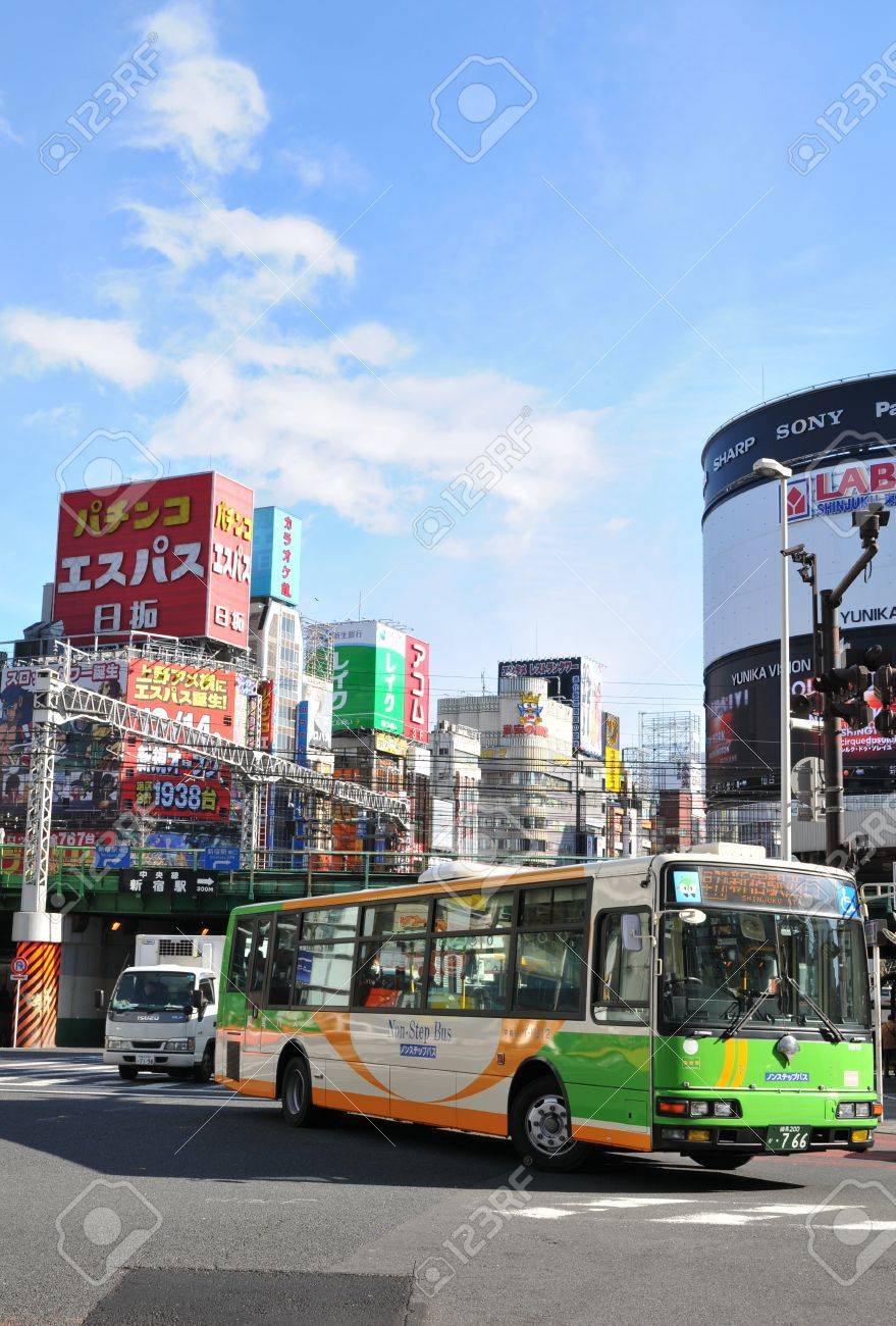 tokyo japan 28 dec 2011 generic view of modern architecture