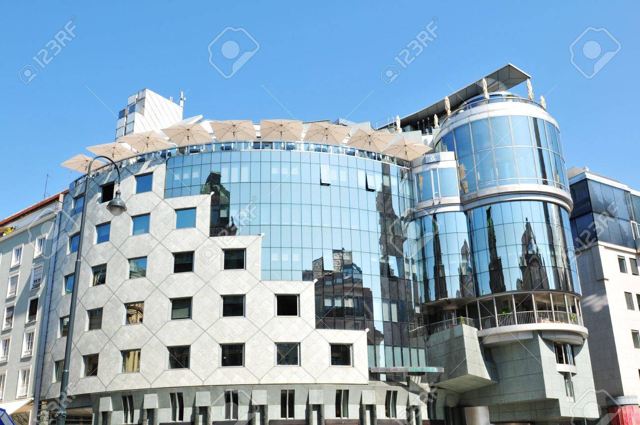 Modern Architecture Vienna vienna, austria - june, 2011: modern architecture in central Modern Architecture Vienna vienna, austria - june, 2011: modern architecture in central