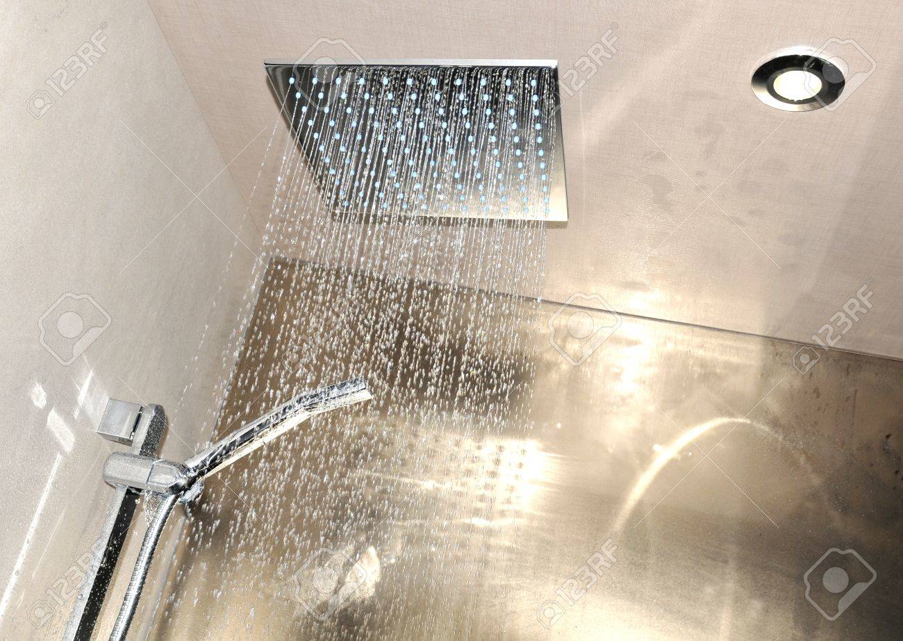 Detail Of Modern Ceiling Shower Stock Photo Picture And Royalty Free Image Image 43337242