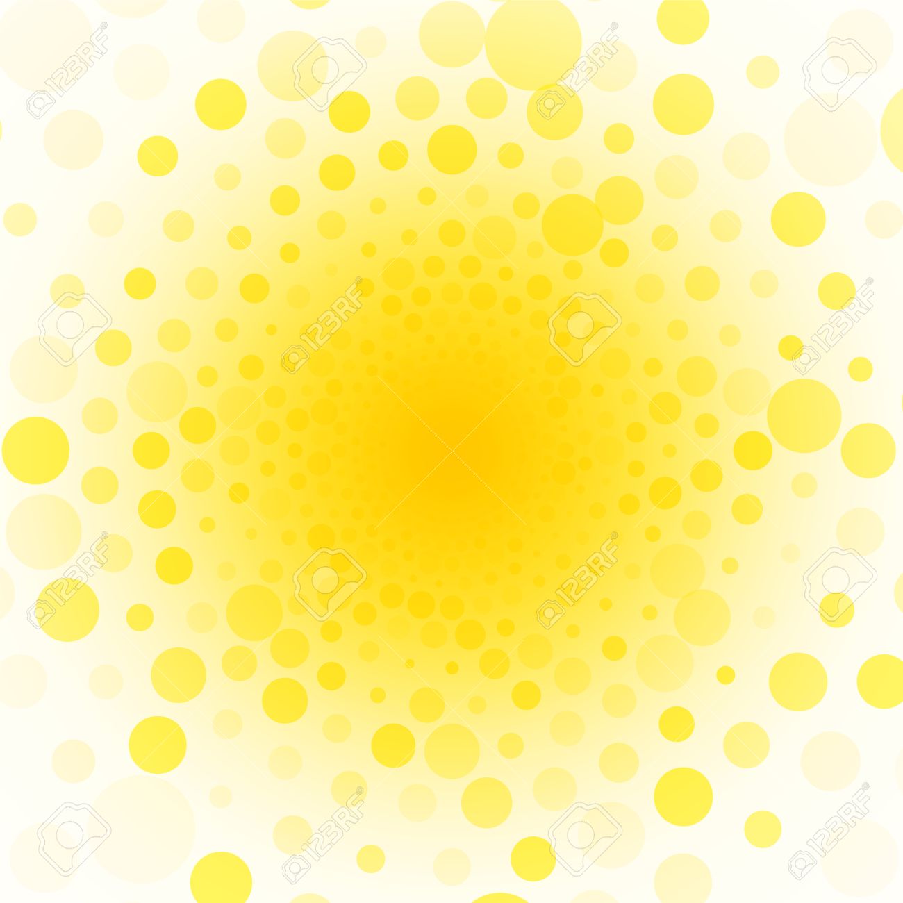 yellow background of small circles royalty free cliparts vectors