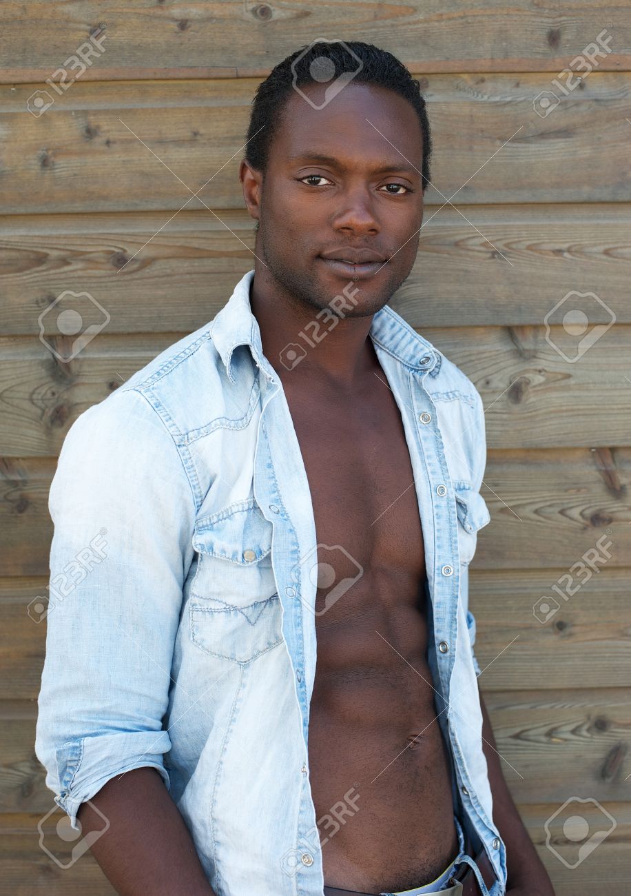 Black open shirt Clearance