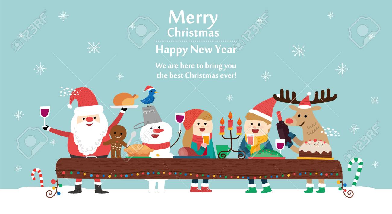 merry christmas card vector illustration royalty free cliparts christmas card vector