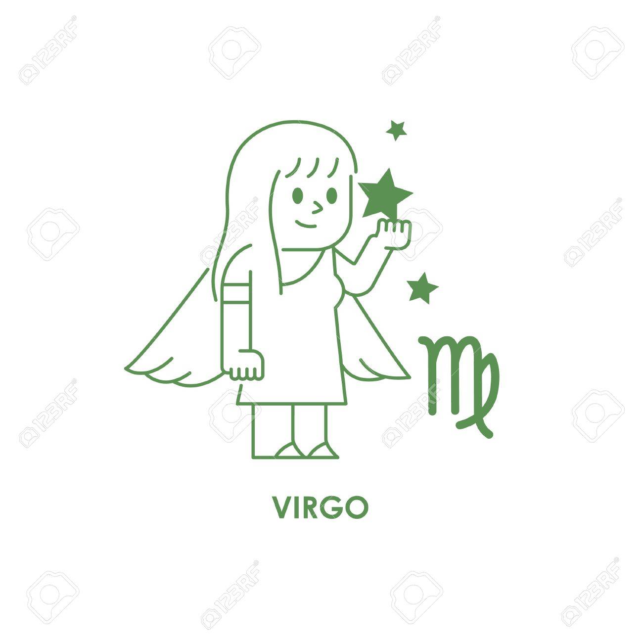 乙女座星座の占い Vector イラスト背景に署名します のイラスト素材 ベクタ Image 乙女座星座の占い Vector イラスト背景に署名します のイラスト素材 ベクタ Image