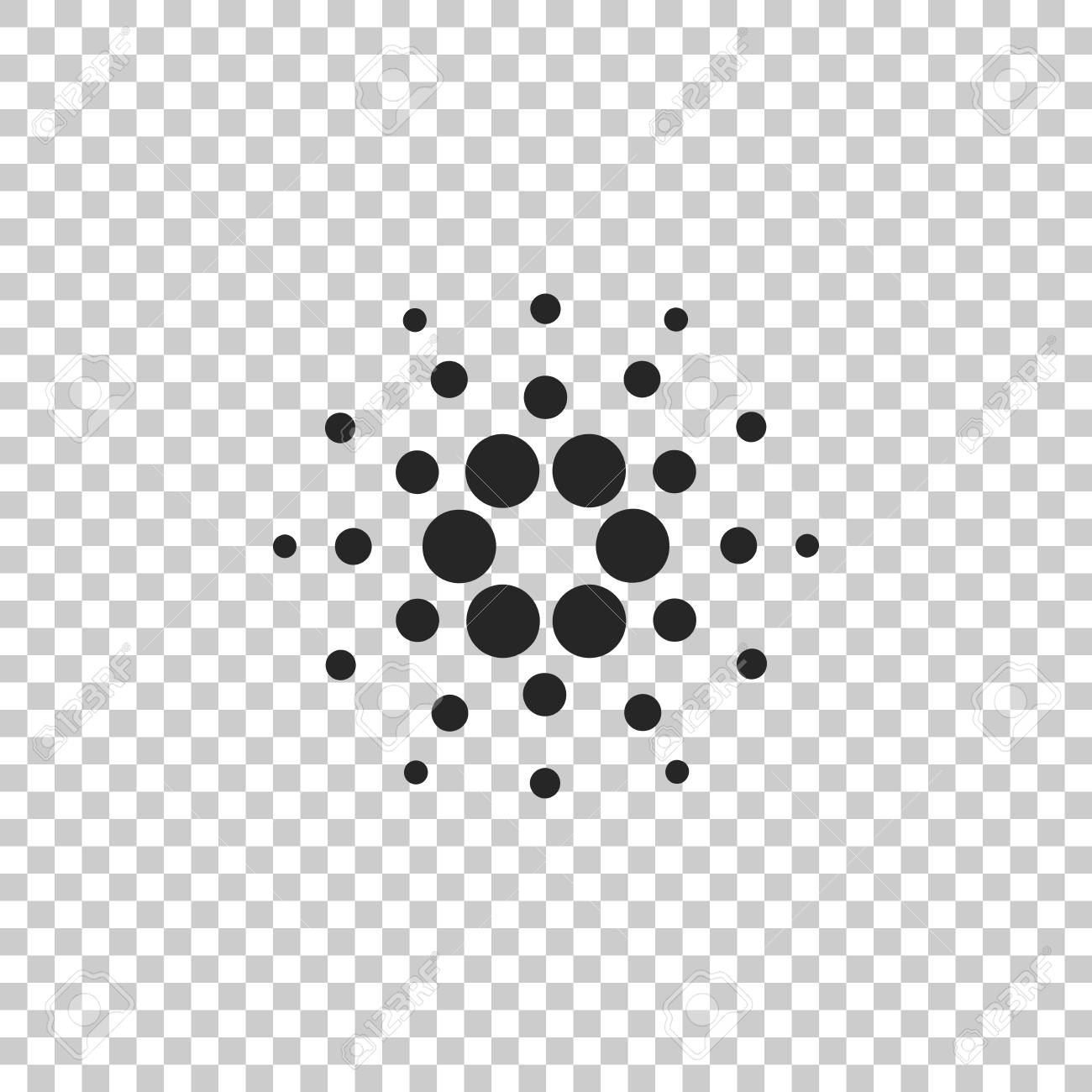 Cryptocurrency Coin Cardano ADA Icon Isolated On Transparent Background.  Physical Bit Coin. Digital Currency. Altcoin Symbol. Blockchain Based  Secure Crypto Currency. Flat Design. Vector Illustration Royalty Free SVG,  Cliparts, Vectors, and Stock