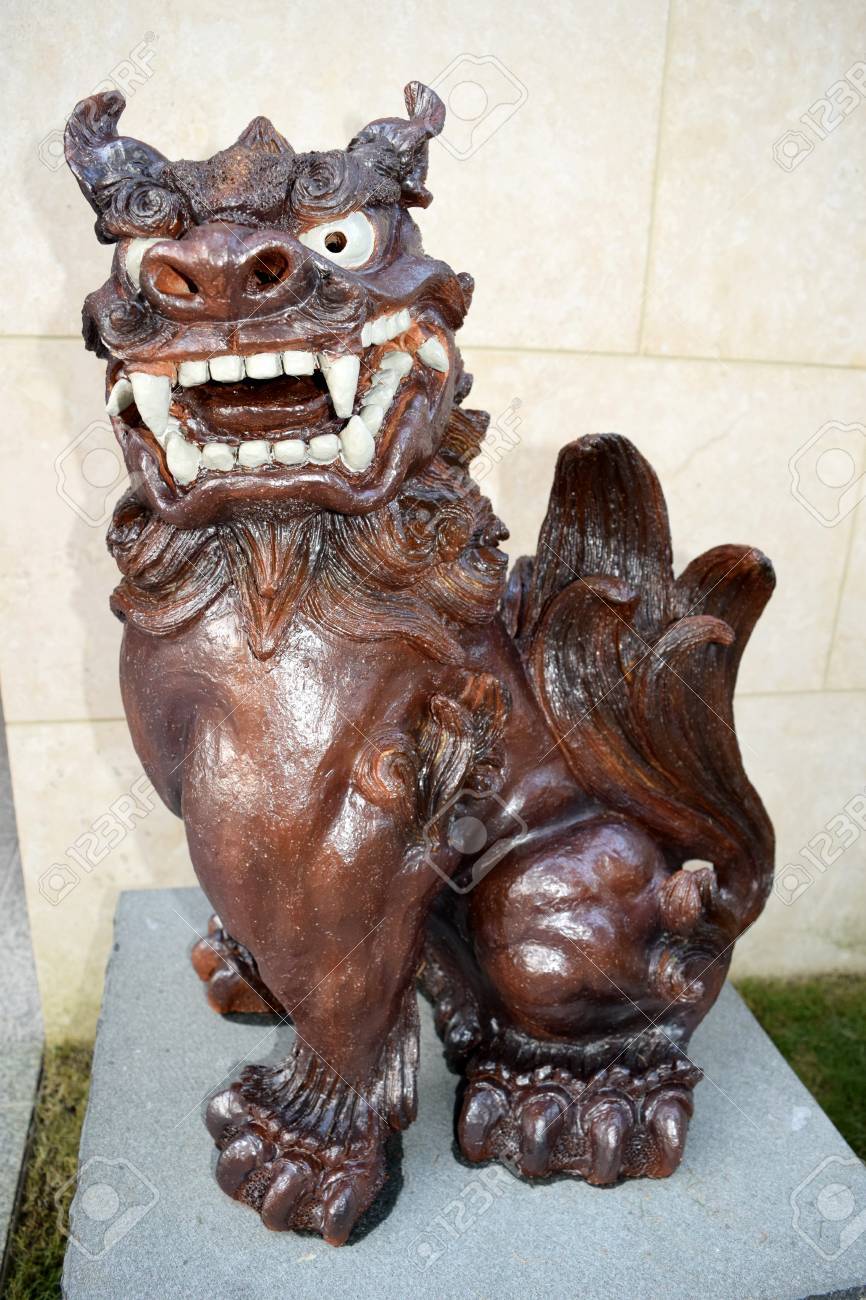 Okinawa Lion Statue Shisa Stock Photo Picture And Royalty Free Image Image