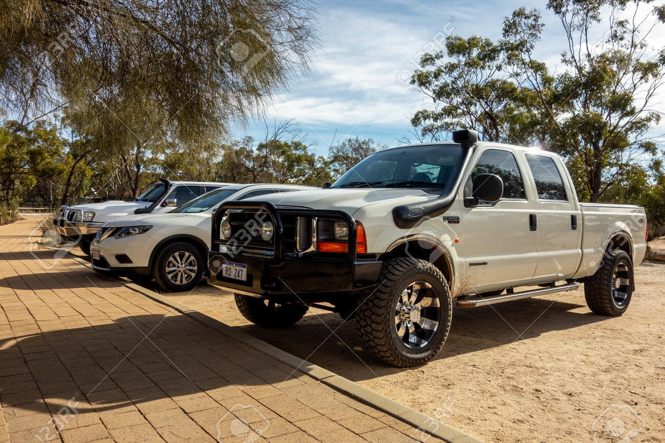Hyden Western Australia July 1 2018 American Ford F250 Xlt Stock Photo Picture And Royalty Free Image Image 117740188