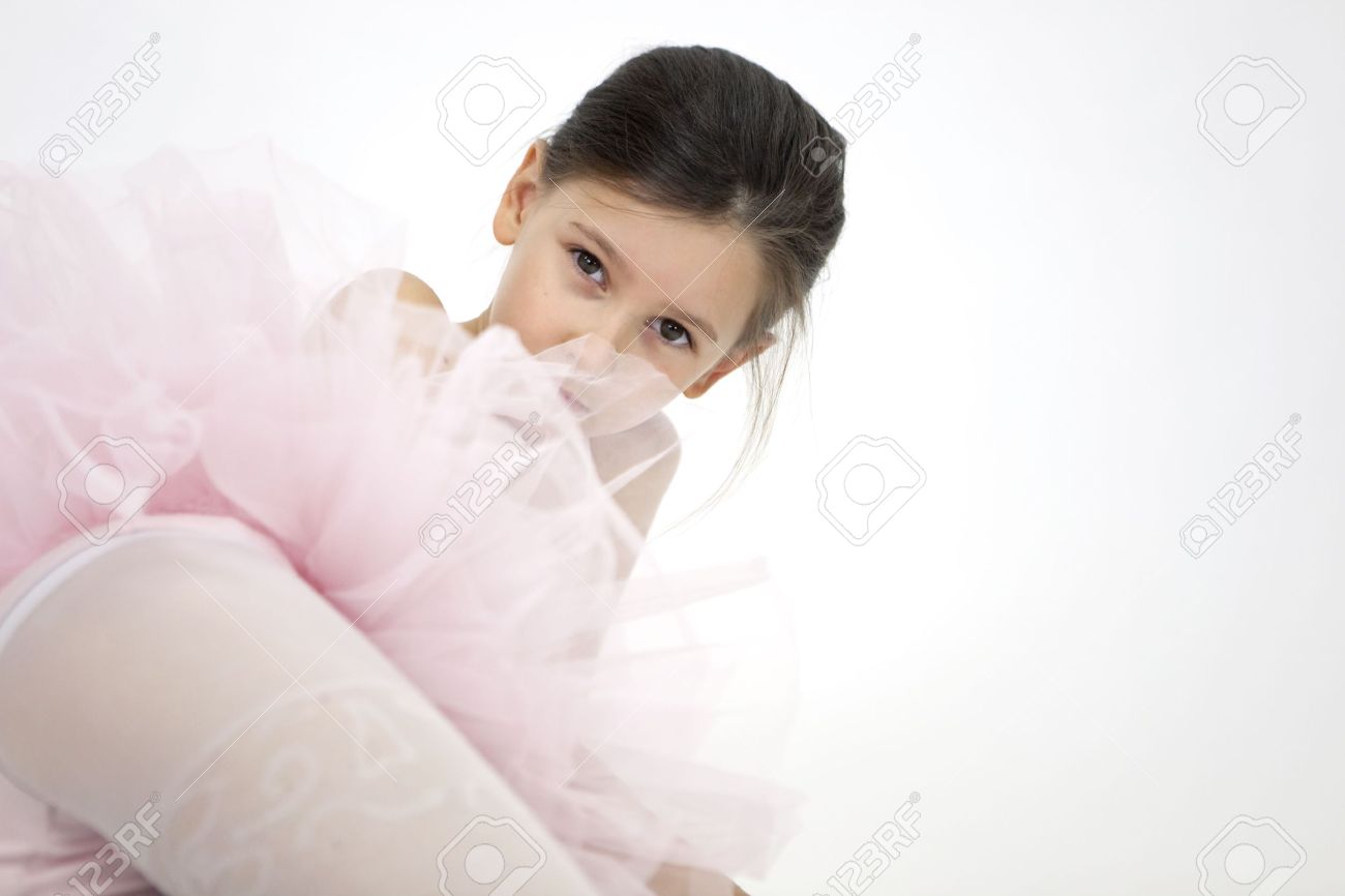 sweet little ballerina girl stock photo picture and royalty free