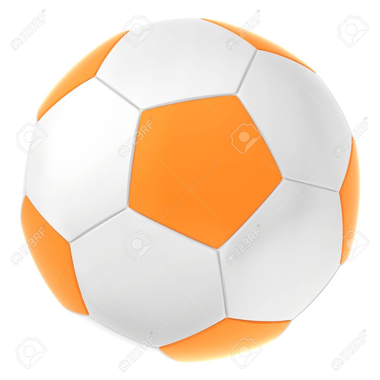orange soccer ball