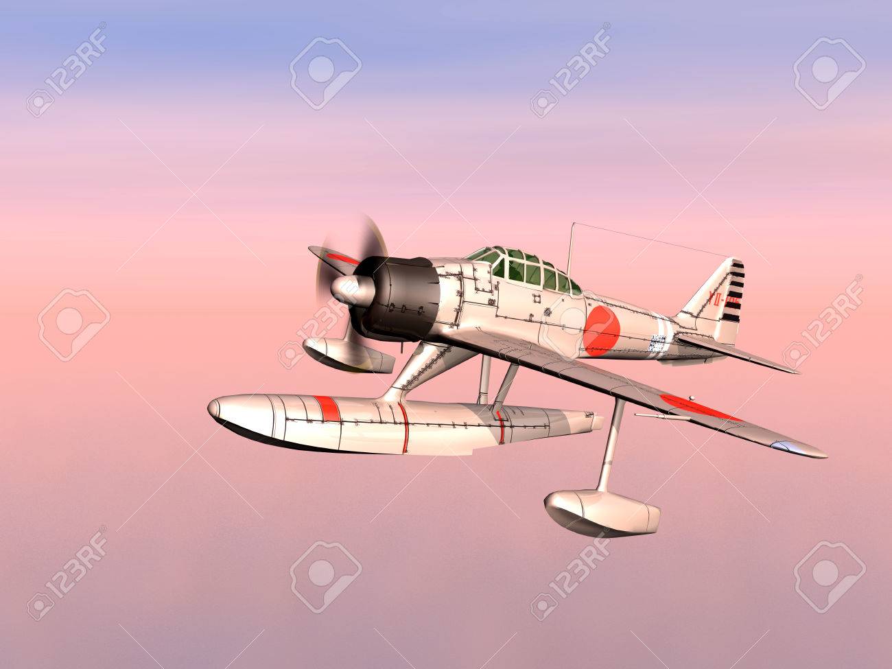 第二次世界大戦の日本の戦闘機爆撃機 の写真素材 画像素材 Image