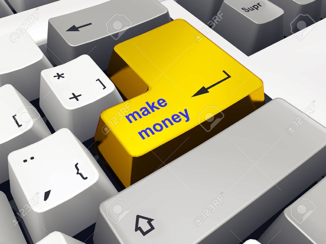computer keyboard with make