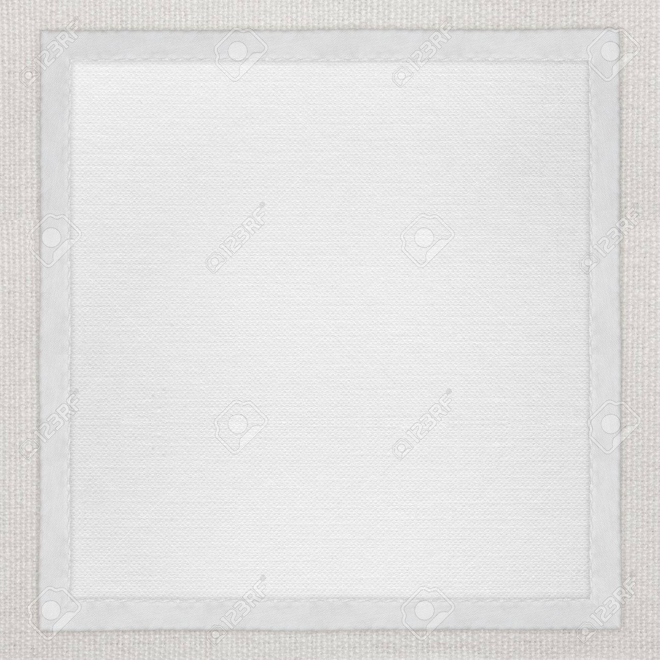 Weisses Papier Hintergrund In Weissen Leinwand Rahmen Oder Textile Texture Lizenzfreie Fotos Bilder Und Stock Fotografie Image